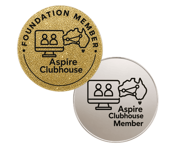 "Aspire Clubhouse Foundation Member and Member Digital Badges"